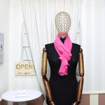 Fashion, accesorii si bijuterii - Femei - Accesorii femei - Esarfe si fulare femei - Esarfa, de dama, Buticcochet, din poliester, cu flori, 50x160 cm, Roz - ES1800 - Infinity.ro