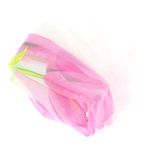 Fashion, accesorii si bijuterii - Femei - Accesorii femei - Esarfe si fulare femei - Esarfa, de dama, Buticcochet, din poliester, imprimeu cu lalele, 50x150 cm, Alb - ES1959 - Infinity.ro
