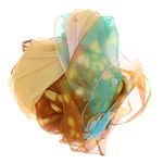 Fashion, accesorii si bijuterii - Femei - Accesorii femei - Esarfe si fulare femei - Esarfa, de dama, Buticcochet, din poliester, imprimeu cu flori, 50x160 cm, Maro - ES1785 - Infinity.ro