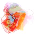 Fashion, accesorii si bijuterii - Femei - Accesorii femei - Esarfe si fulare femei - Esarfa, de dama, Buticcochet, din poliester, imprimeu cu flori, 50x160 cm, Rosu - ES1784 - Infinity.ro