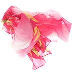 Fashion, accesorii si bijuterii - Femei - Accesorii femei - Esarfe si fulare femei - Esarfa, de dama, Buticcochet, din poliester, imprimeu cu frunze, 50x150 cm, Roz - ES1943 - Infinity.ro