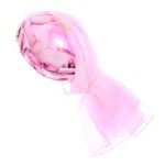 Fashion, accesorii si bijuterii - Femei - Accesorii femei - Esarfe si fulare femei - Esarfa, de dama, Buticcochet, din poliester, imprimeu floral, 50x150 cm, Roz - ES1948 - Infinity.ro