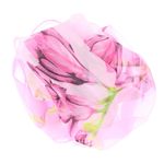 Fashion, accesorii si bijuterii - Femei - Accesorii femei - Esarfe si fulare femei - Esarfa, de dama, Buticcochet, din poliester, imprimeu floral, 50x150 cm, Roz - ES1948 - Infinity.ro