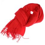 Fashion, accesorii si bijuterii - Femei - Accesorii femei - Esarfe si fulare femei - Esarfa, de dama, Buticcochet, Casmir, 70x180 cm, model Uni, Rosu - ES2823 - Infinity.ro