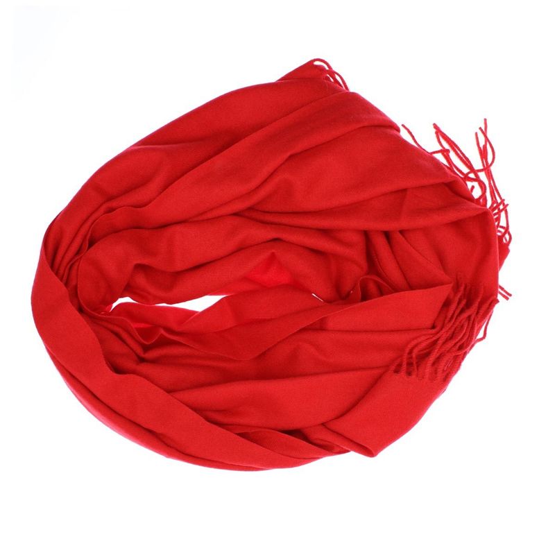 Fashion, accesorii si bijuterii - Femei - Accesorii femei - Esarfe si fulare femei - Esarfa, de dama, Buticcochet, Casmir, 70x180 cm, model Uni, Rosu - ES2823 - Infinity.ro