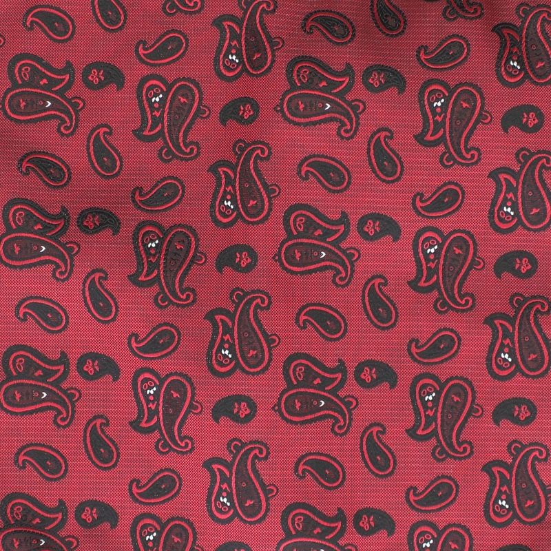 Fashion, accesorii si bijuterii - Barbati - Accesorii barbati - Cravate si papioane barbati - Set cravata si batista, Buticcochet, din material sintetic, 148 x 6 cm, model stilizat, Bordo - SETC238 - Infinity.ro