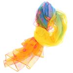Fashion, accesorii si bijuterii - Femei - Accesorii femei - Esarfe si fulare femei - Esarfa, de dama, Buticcochet, din poliester, imprimeu cu flori, 50x160 cm, Multicolor - ES1788 - Infinity.ro