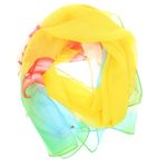 Fashion, accesorii si bijuterii - Femei - Accesorii femei - Esarfe si fulare femei - Esarfa, de dama, Buticcochet, din poliester, imprimeu cu crini, 50x150 cm, Galben - ES1940 - Infinity.ro