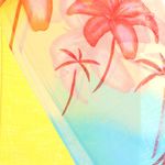 Fashion, accesorii si bijuterii - Femei - Accesorii femei - Esarfe si fulare femei - Esarfa, de dama, Buticcochet, din poliester, imprimeu cu crini, 50x150 cm, Galben - ES1940 - Infinity.ro