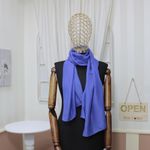 Fashion, accesorii si bijuterii - Femei - Accesorii femei - Esarfe si fulare femei - Esarfa, de dama, Buticcochet, din poliester, Albastru, 150x50 cm - ES1023 - Infinity.ro