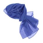 Fashion, accesorii si bijuterii - Femei - Accesorii femei - Esarfe si fulare femei - Esarfa, de dama, Buticcochet, din poliester, Albastru, 150x50 cm - ES1023 - Infinity.ro