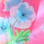 Fashion, accesorii si bijuterii - Femei - Accesorii femei - Esarfe si fulare femei - Esarfa, de dama, Buticcochet, din poliester, imprimeu cu maci, 50x150 cm, Roz - ES1936 - Infinity.ro