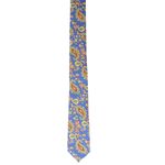 Fashion, accesorii si bijuterii - Barbati - Accesorii barbati - Cravate si papioane barbati - Set cravata si batista, Buticcochet, din material sintetic, 148 x 6 cm, model stilizat, Albastru electric - SETC206 - Infinity.ro