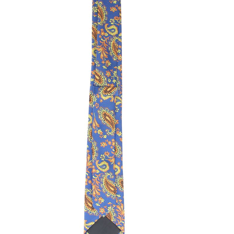 Fashion, accesorii si bijuterii - Barbati - Accesorii barbati - Cravate si papioane barbati - Set cravata si batista, Buticcochet, din material sintetic, 148 x 6 cm, model stilizat, Albastru electric - SETC206 - Infinity.ro