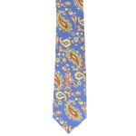 Fashion, accesorii si bijuterii - Barbati - Accesorii barbati - Cravate si papioane barbati - Set cravata si batista, Buticcochet, din material sintetic, 148 x 6 cm, model stilizat, Albastru electric - SETC206 - Infinity.ro