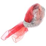 Fashion, accesorii si bijuterii - Femei - Accesorii femei - Esarfe si fulare femei - Esarfa, de dama, Buticcochet, din poliester, imprimeu cu frunze, 50x160 cm, Corai - ES1770 - Infinity.ro