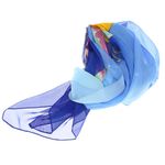 Fashion, accesorii si bijuterii - Femei - Accesorii femei - Esarfe si fulare femei - Esarfa, de dama, Buticcochet, din poliester, imprimeu fluturi, 50x160 cm, Albastru - ES1780 - Infinity.ro