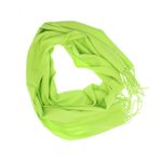 Fashion, accesorii si bijuterii - Femei - Accesorii femei - Esarfe si fulare femei - Esarfa, de dama, Buticcochet, Casmir, 34x180 cm, Verde aprins - ES2800 - Infinity.ro