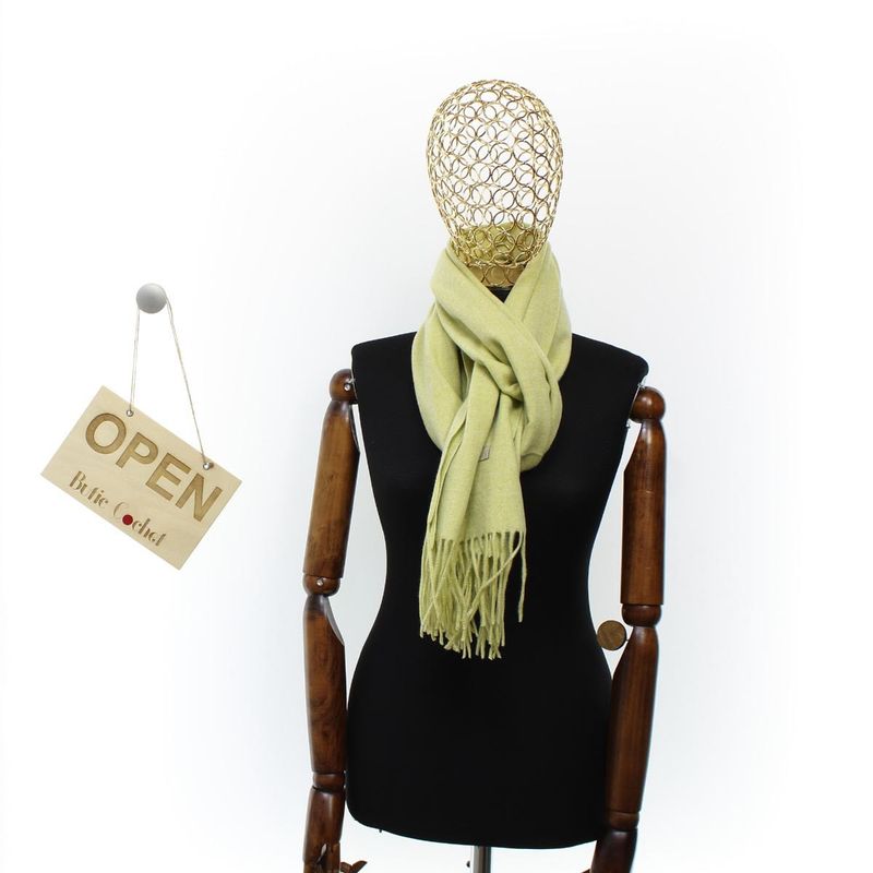 Fashion, accesorii si bijuterii - Femei - Accesorii femei - Esarfe si fulare femei - Esarfa, de dama, Buticcochet, Casmir, 34x180 cm, Mustar - ES2797 - Infinity.ro