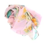 Fashion, accesorii si bijuterii - Femei - Accesorii femei - Esarfe si fulare femei - Esarfa, de dama, Buticcochet, din poliester, cu imprimeu floral, 50x160 cm, Roz pal - ES1706 - Infinity.ro