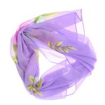 Fashion, accesorii si bijuterii - Femei - Accesorii femei - Esarfe si fulare femei - Esarfa, de dama, Buticcochet, din poliester, cu imprimeu floral, 50x160 cm, Mov - ES1703 - Infinity.ro