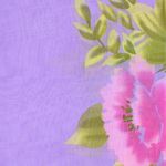 Fashion, accesorii si bijuterii - Femei - Accesorii femei - Esarfe si fulare femei - Esarfa, de dama, Buticcochet, din poliester, cu imprimeu floral, 50x160 cm, Mov - ES1703 - Infinity.ro