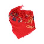 Fashion, accesorii si bijuterii - Femei - Accesorii femei - Esarfe si fulare femei - Esarfa, de dama, Buticcochet, Casmir, cu model ren brodat, 70x180 cm, Rosu - ES1525 - Infinity.ro