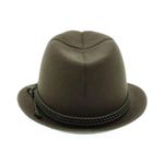 Fashion, accesorii si bijuterii - Barbati - Accesorii barbati - Caciuli si sepci barbati - Palarie barbati, din 100% lana, cu snur decorativ, Dasteli, marime 59, kaki - PAL909 - Infinity.ro