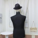 Fashion, accesorii si bijuterii - Barbati - Accesorii barbati - Caciuli si sepci barbati - Palarie barbati, din 100% lana, Gri cu banda textila, Dasteli, marime 58 - PAL523 - Infinity.ro