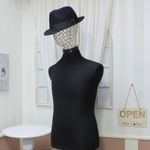 Fashion, accesorii si bijuterii - Barbati - Accesorii barbati - Caciuli si sepci barbati - Palarie barbati, din 100% lana, Bleumarin cu banda textila, Dasteli, marime 55 - PAL518 - Infinity.ro