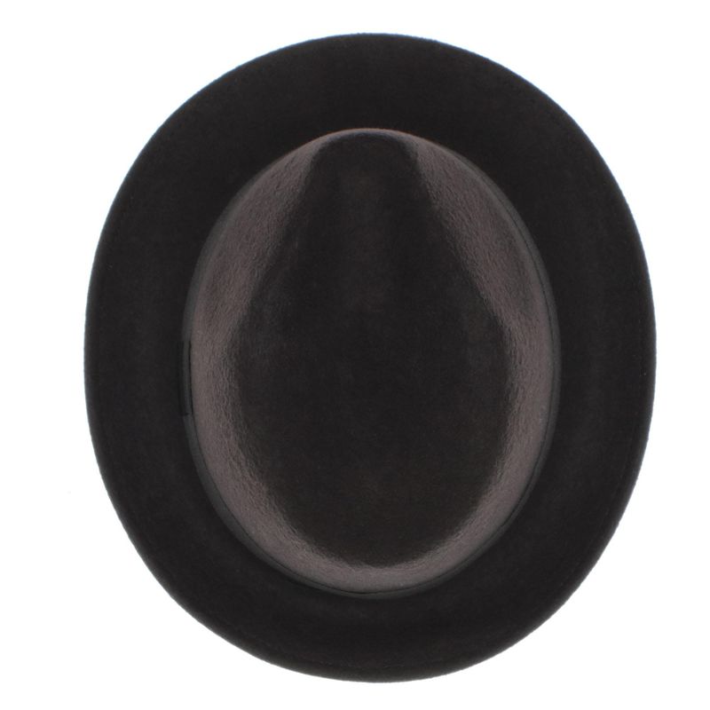 Fashion, accesorii si bijuterii - Barbati - Accesorii barbati - Caciuli si sepci barbati - Palarie barbati, din 100% lana, Maro cu banda textila, Dasteli, marime 59 - PAL1194 - Infinity.ro