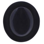 Fashion, accesorii si bijuterii - Barbati - Accesorii barbati - Caciuli si sepci barbati - Palarie barbati, din 100% lana, Bleumarin cu banda textila, Dasteli, marime 58 - PAL1187 - Infinity.ro