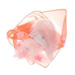 Fashion, accesorii si bijuterii - Femei - Accesorii femei - Esarfe si fulare femei - Esarfa, de dama, Buticcochet, din poliester, imprimeu floral, 150x50 cm, Portocaliu - ES1302 - Infinity.ro