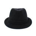 Fashion, accesorii si bijuterii - Barbati - Accesorii barbati - Caciuli si sepci barbati - Palarie barbati, din 100% lana, Negru cu banda textila, Dasteli, marime 53 - PAL871 - Infinity.ro