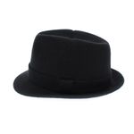 Fashion, accesorii si bijuterii - Barbati - Accesorii barbati - Caciuli si sepci barbati - Palarie barbati, din 100% lana, Negru cu banda textila, Dasteli, marime 53 - PAL871 - Infinity.ro