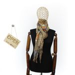 Fashion, accesorii si bijuterii - Femei - Accesorii femei - Esarfe si fulare femei - Esarfa, de dama, Buticcochet, Casmir, 70x170 cm, model cu pisici, Maro - ES2772 - Infinity.ro