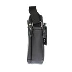 Fashion, accesorii si bijuterii - Barbati - Accesorii barbati - Genti si rucsacuri barbati - Geanta barbateasca, de umar, din piele naturala, RuffRader, 19 x 22 x 6 cm, Negru - GNM37 - Infinity.ro