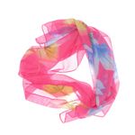 Fashion, accesorii si bijuterii - Femei - Accesorii femei - Esarfe si fulare femei - Esarfa, de dama, Buticcochet, din poliester, cu imprimeu floral, 150x50 cm, Roz - ES1284 - Infinity.ro