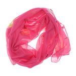 Fashion, accesorii si bijuterii - Femei - Accesorii femei - Esarfe si fulare femei - Esarfa, de dama, Buticcochet, din poliester, Roz cu lalele, 150x50 cm - ES1124 - Infinity.ro