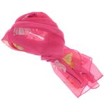 Fashion, accesorii si bijuterii - Femei - Accesorii femei - Esarfe si fulare femei - Esarfa, de dama, Buticcochet, din poliester, Roz cu lalele, 150x50 cm - ES1124 - Infinity.ro