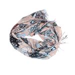Fashion, accesorii si bijuterii - Femei - Accesorii femei - Esarfe si fulare femei - Esarfa, de dama, Buticcochet, Casmir, 70x170 cm, model pisicute, Roz pal - ES2757 - Infinity.ro