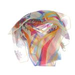 Fashion, accesorii si bijuterii - Femei - Accesorii femei - Esarfe si fulare femei - Esarfa, de dama, Buticcochet, din poliester, Galben cu imprimeu floral, 50x160 cm - ES1064 - Infinity.ro