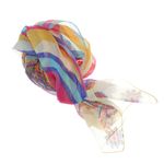 Fashion, accesorii si bijuterii - Femei - Accesorii femei - Esarfe si fulare femei - Esarfa, de dama, Buticcochet, din poliester, Galben cu imprimeu floral, 50x160 cm - ES1064 - Infinity.ro