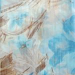 Fashion, accesorii si bijuterii - Femei - Accesorii femei - Esarfe si fulare femei - Esarfa, de dama, Buticcochet, Bleu cu imprimeu floral, 50x160 cm - ES1047 - Infinity.ro