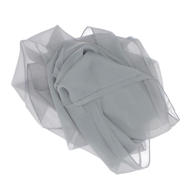 Fashion, accesorii si bijuterii - Femei - Accesorii femei - Esarfe si fulare femei - Esarfa, de dama, Buticcochet, din poliester, Gri, 150x50 cm - ES1027 - Infinity.ro