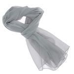 Fashion, accesorii si bijuterii - Femei - Accesorii femei - Esarfe si fulare femei - Esarfa, de dama, Buticcochet, din poliester, Gri, 150x50 cm - ES1027 - Infinity.ro