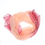 Fashion, accesorii si bijuterii - Femei - Accesorii femei - Esarfe si fulare femei - Esarfa, de dama, Buticcochet, din poliester, imprimeu floral, 50x150 cm, Corai - ES2560 - Infinity.ro