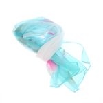 Fashion, accesorii si bijuterii - Femei - Accesorii femei - Esarfe si fulare femei - Esarfa, de dama, Buticcochet, din poliester, imprimeu floral, 50x150 cm, Albastru - ES2554 - Infinity.ro