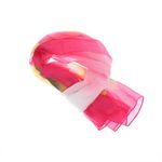 Fashion, accesorii si bijuterii - Femei - Accesorii femei - Esarfe si fulare femei - Esarfa, de dama, Buticcochet, din poliester, imprimeu floral, 50x150 cm, Fucsia - ES2553 - Infinity.ro
