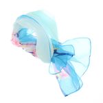 Fashion, accesorii si bijuterii - Femei - Accesorii femei - Esarfe si fulare femei - Esarfa, de dama, Buticcochet, din poliester, imprimeu floral, 50x150 cm, Albastru - ES2545 - Infinity.ro